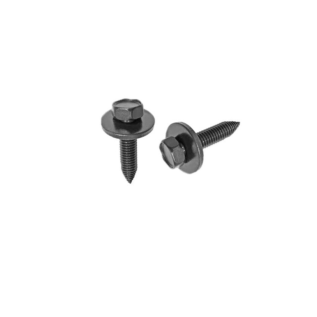 Oem Hardware M8 Black Pan Head Hex Head Self-tapping Screw with Bumper Cover Fender
