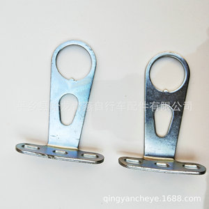 Soporte metálico para horquilla de bicicleta, para cesta de bicicleta eléctrica, fácil instalación - Product Image 3