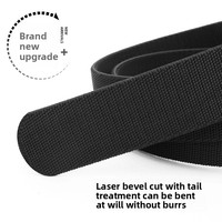 Ceinture tactique élastique de 4 cm de large pour homme, boucle à verrouillage automatique en alliage de zinc, nouvelle mode, haute qualité, extensible, pour le golf