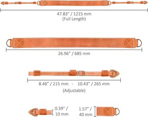 Tùy chỉnh Vegan da máy ảnh dây đeo đơn hoặc kép cho kỹ thuật số SLR ảnh DSLR - Product Image 3