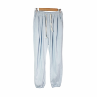 Pantalon en lin naturel pour homme, décontracté et habillé, taille mi-haute, style hip-hop, service OEM disponible