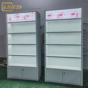 Ánh sáng kính mắt kính cửa hàng Kệ hiển thị ánh sáng quang cửa hàng đứng Kính mát hiển thị tủ với gương - Product Image 5