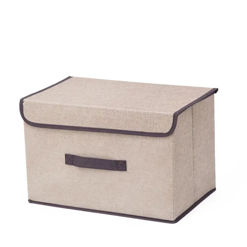 2022 Customized Houseware Organizer Fold Portable Wardrobe Clothes Storage Non-woven Foldable Storage Box