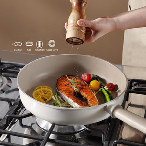 Titanium Ceramic Non-Stick <b>Cookware</b> Set Ac Series Induction Gas Compatible Oven Safe Complete Kitchen Cooking Set - Product Image 4