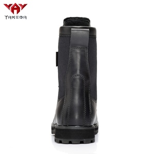 YAKEDA Echtes Leder Wasserdichte Hohe Kampfstiefel Taktische Stiefel für Männer - Product Image 5