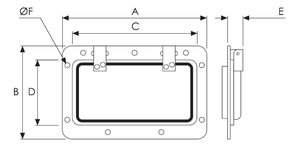 Nouveaux ventilateurs pour remorques à chevaux HANGCHENG - Grille d'aération de toit escamotable, revêtement poudré noir, 264x213mm, pièce de rechange - Product Image 4