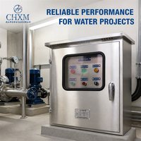 Contrôleur intelligent de pompe à eau JXF avec boîtier en acier inoxydable, fenêtre transparente, boîte de jonction étanche pour pompes à eau