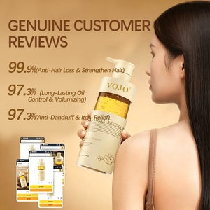 Shampoo pour <span class=keywords><strong>cheveux</strong></span> à l'extrait <span class=keywords><strong>de</strong></span> gingembre VOJO 500ml Formule naturelle à base <span class=keywords><strong>de</strong></span> plantes Renforce les racines des <span class=keywords><strong>cheveux</strong></span> Favorise la croissance des <span class=keywords><strong>cheveux</strong></span> OEM Étiquette privée - Product Image 5