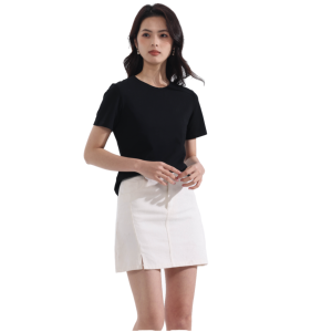 Camisetas de Mujer de Punto, Casuales, Ajustadas, Transpirables, con Logotipo Personalizado de Verano, de Alta Calidad - Product Image 1