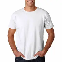 Zomer Pure Kleur Cultiveren Iemands Moraal Korte Mouw T-shirt Mannelijke Modal Katoen Ronde Kraag Dunne Kleding Man Wit