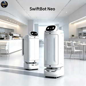 <span class=keywords><strong>Robot</strong></span> de livraison autonome de restauration à haute capacité, charge utile de 30 kg, stockage de 90 L, navigation laser, contrôlé par application, Pudu Swiftbot <span class=keywords><strong>Neo</strong></span> - Product Image 1