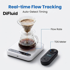 เครื่องชั่งกาแฟ DiFluid BCS Smart White พร้อมเครื่องวัดค่า TDS รีแฟรกโตมิเตอร์ ชุดอุปกรณ์ชงกาแฟ Ti สำหรับบาริสต้า ใช้ในโรงเรียนและงานแข่งขัน - Product Image 1