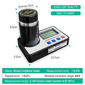 Alat Pengukur Kadar Air Biji Gandum, Barley, Sorgum, Pengukur Kelembapan Cepat untuk Biji-bijian - Product Image 5