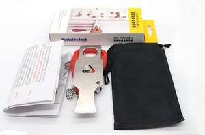 Desgin Khóa Cửa Di Động An Toàn Màu Xanh Lá Đỏ Mới Khóa Bảo Vệ Du Lịch Khóa Riêng Tư Cho Trường Học Khách Sạn Khóa Di Động Tại Nhà - Product Image 6