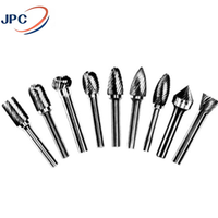 Jeu de fraises rotatives pour le travail du bois, double rainure, en carbure, avec manche en PVC, garantie 3 ans - Outils de qualité industrielle pour un fini lisse, pour le bricolage