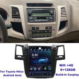 Reproductor Multimedia de Video para Auto con Pantalla Tesla de 12.1 Pulgadas para <span class=keywords><strong>Toyota</strong></span> <span class=keywords><strong>Hilux</strong></span> Revo Srv Fortuner, Radio Android 13, Estéreo para Auto, GPS, Carplay - Product Image 4