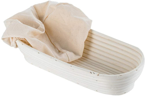 Juego de herramientas para fermentar pan de grado alimenticio, de varios tamaños, con revestimientos, Proofit Breadproofing, Banneton personalizado al por mayor, cesta de fermentación de 9 pulgadas - Product Image 3