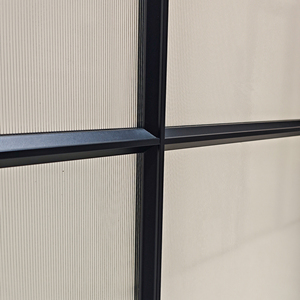 Deioux Customized Casement Door Aluminum Alloy Interior With Soundproof Double Glass Front Entry Hinged Hinged Doors - Product Image 4