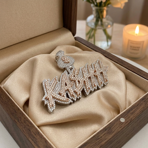 Pendentif personnalisé KABIR en argent et moissanite certifié GRA, unisexe, style Hip Hop Ice Out, bijou de luxe exclusif pour événements et soirées, déclaration urbaine. - Product Image 1