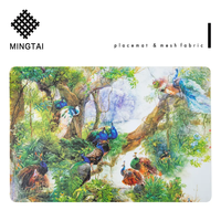 Nouveau Set de Table Dessin Animé pour Restaurants, Tapis de Cuisine Chinois en PVC Plastique 30*45 cm ou Personnalisé – Collection Été