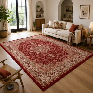 Woyuo Velvet Persian Style Turkish Large Vintage Persian Area <strong>Rug</strong> Custom Distressed <strong>Boho</strong> Floor Mat Carpet <strong>Rugs</strong> for Living Room - Product Image 6