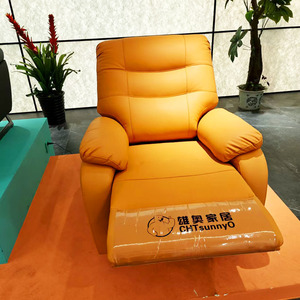 आधुनिक एकल पावर रिक्लियर सोफा गर्म बिक्री चमड़े की इलेक्ट्रिक मैनुअल कुर्सी विस्तार के साथ - Product Image 5