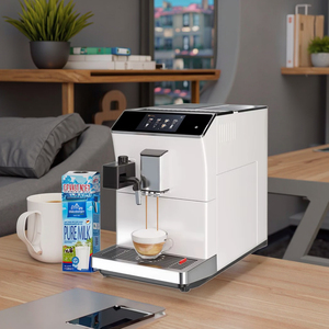 Home and Office Fully Automatic <b>Coffee</b> Machine Touch Screen <b>Coffee</b> <b>Maker</b> With Milk Frother Home and Office Fully Automatic Coffe - Product Image 2
