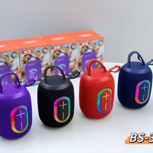 Portable <b>Bluetooth</b> <b>Speaker</b> With Colorful Led Light Rechargeable Battery <b>Mini</b> Outdoor Desktop Use Red - Product Image 5