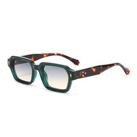 SKYWAY 2025 nouveau gros carré nuances Uv400 rétro hommes logo personnalisé lunettes de soleil Vintage femmes lunettes de soleil de luxe
