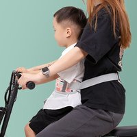 Cintura di Sicurezza per Moto per Bambini, Cinghia Anticaduta Regolabile, Supporto Sicuro per Bambini sul Sedile Posteriore