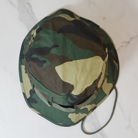 Chapeau de pêcheur de safari Boonie pour l'extérieur, randonnée, pêche, impression personnalisée, camouflage, chapeaux de seau camouflage pour hommes avec cordon