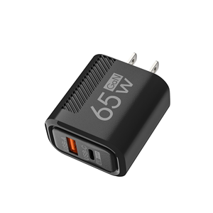 65W GaN USB <b>C</b> Fast <b>Charger</b> EU/US <b>Plug</b> Phone <b>Charger</b> Adapter i Quick Charging Type <b>C</b> Wall <b>Charger</b> - Product Image 1