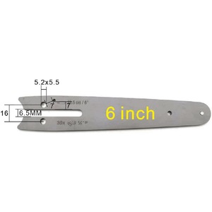 Mini tronçonneuse électrique de 6 pouces avec guide-chaîne SWORD compatible avec la tronçonneuse électrique au lithium STIHL 505515 avec certificat Reach - Product Image 1