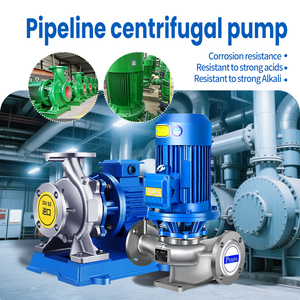 Transportando a água do mar/água quente/produtos químicos/óleo Pipeline resistente à corrosão Química Bomba de irrigação centrífuga de terras agrícolas - Product Image 4