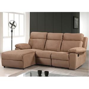 Sofá Reclinable Manual de Tela Gris para Sala de Estar, Moderno, Venta al Por Mayor - Product Image 2