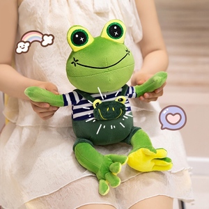おもちゃ漫画雨グリーンぬいぐるみカエルカエルカスタマイズぬいぐるみホームデコレーション - Product Image 4