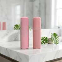 Bouteille de lavage des mains en PET rose HengMeiRui avec pulvérisateur à pompe 30ml/50ml/60ml Boîte d'emballage transparente