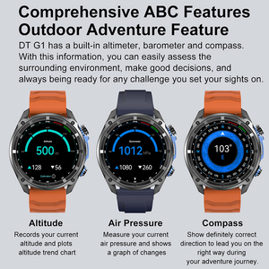 <span class=keywords><strong>Reloj</strong></span> <span class=keywords><strong>Inteligente</strong></span> DT G1 con Pantalla AMOLED, Mapa Fuera de Línea, Resistente al Agua 3ATM, Brújula, GPS, Rastreador de Actividad Física y Deportiva, <span class=keywords><strong>Reloj</strong></span> <span class=keywords><strong>Inteligente</strong></span> para <span class=keywords><strong>Hombre</strong></span> - Product Image 5