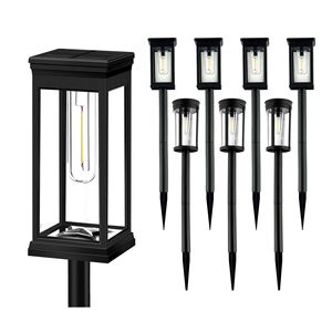 Iluminación de Jardín y Patio con Filamento de Tungsteno LED <span class=keywords><strong>Solar</strong></span> de 1.5W, Resistente al Agua <span class=keywords><strong>IP65</strong></span>, Luz Blanca Cálida, Funciona con Pilas AA, Certificación CE - Product Image 3
