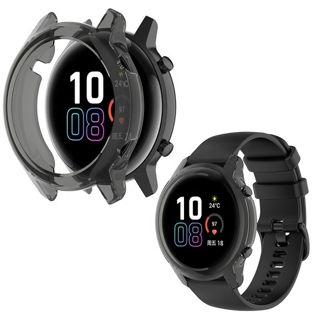 Full Protect TPU Bumper Shell Watch Case for Huawei Honor Magicwatch 2 42mm Cover