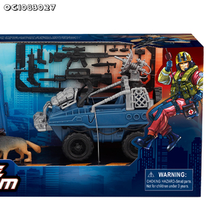 Vente en gros de jouets d'imitation pour enfants, armes en plastique, petits soldats de l'armée, figurines d'<span class=keywords><strong>action</strong></span> à vendre avec modèle de <span class=keywords><strong>voiture</strong></span> de police - Product Image 5