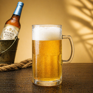 <span class=keywords><strong>Chope</strong></span> à <span class=keywords><strong>bière</strong></span> <span class=keywords><strong>1L</strong></span> <span class=keywords><strong>de</strong></span> qualité bar, avec poignée, en verre transparent robuste, idéale pour les pubs, bistrots, la restauration et l'usage domestique – Meilleure vente - Product Image 1