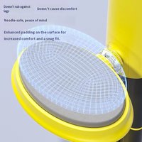 Entrenador de Kegel Pélvico 2 en 1, Dispositivo de Fortalecimiento de Brazos, Ejercitador de Músculos PC, Abrazadera de Piernas Portátil, Material PP, Equipo de Fitness para el Hogar