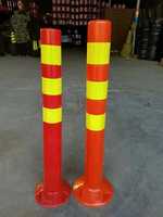 Poteaux de délimitation routière réflecteurs en PVC pour la sécurité routière en Chine, bases de signalisation triangulaires pour véhicules
