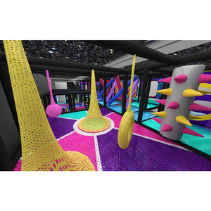 معدات مغامرات تسلق داخلية بطابع سايبربانك مع حوض كرات، صديقة للبيئة وقابلة للتخصيص في الحجم واللون - Product Image 5