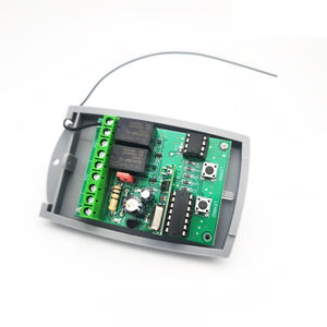 Récepteur universel 433mhz Récepteur de télécommande RF Automatique 2 canaux sans fil Porte de <span class=keywords><strong>garage</strong></span>/portail - Product Image 4