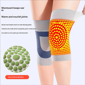 Genouillère Élastique Gris Bleu Color Block pour Hommes – Soutien de Compression pour Yoga, Course à Pied, Cyclisme et Récupération - Product Image 6