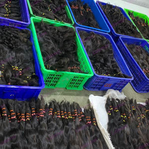 Lots de <span class=keywords><strong>Cheveux</strong></span> Humains Vierges Indiens Bruts 100% Naturels, Alignés dans le Sens de la Cuticule, Lisses Comme des Baguettes, Double Tissage, Qualité 12A 15A, Fournisseurs de <span class=keywords><strong>Cheveux</strong></span> Bruts - Product Image 6