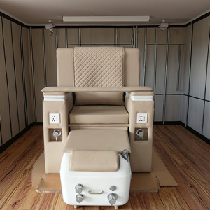 Sillón Reclinable para Salón de Belleza, Manicura y Pedicura, Silla de Pedicura Económica Negra con Tazón, Silla de Pedicura Usada para Salón de Belleza - Product Image 1