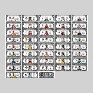 2026 para la <span class=keywords><strong>serie</strong></span> EE. UU., Canadá, México: Billetes conmemorativos coleccionables de 42 equipos, modelo CM-sjb, venta al por mayor de fábrica. - Product Image 6